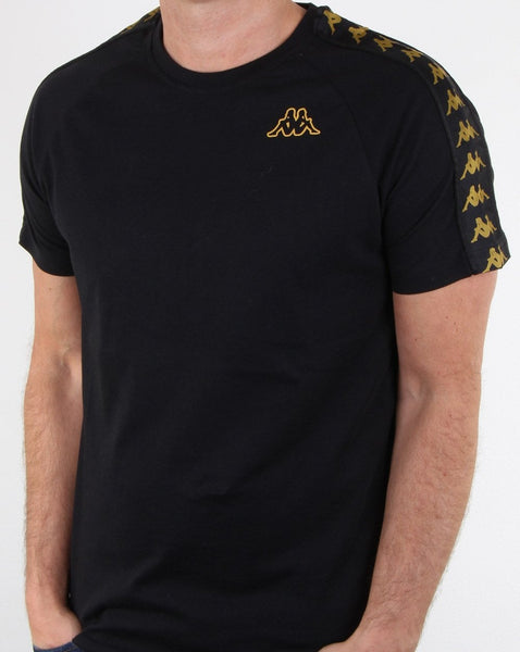 Kappa Banda Coen T-shirt Black/gold