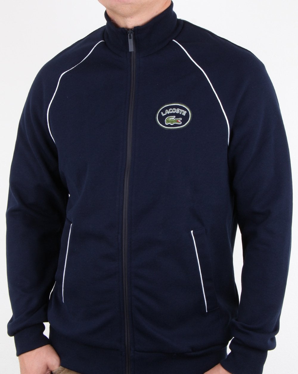 Lacoste Milano Cotton vintage Track Top Navy
