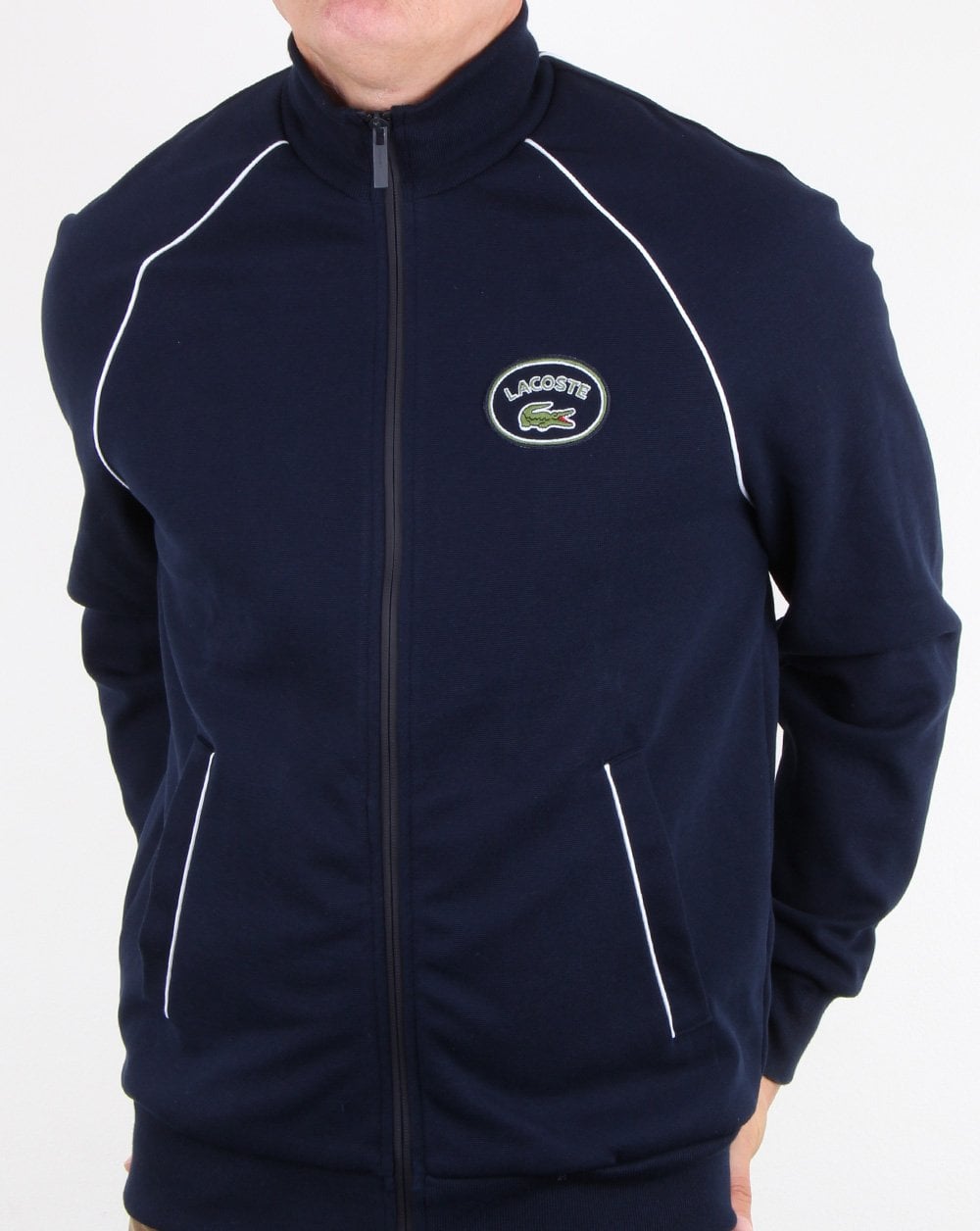 Lacoste Milano Cotton vintage Track Top Navy
