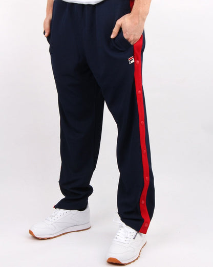 Fila Vintage Popper Pants Navy/red
