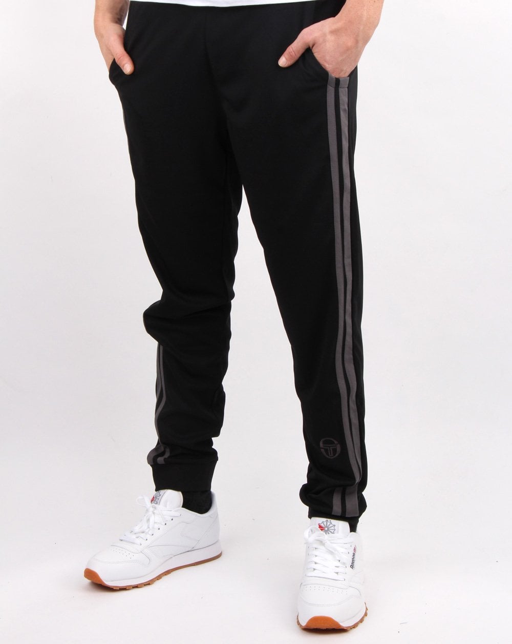 Sergio Tacchini Masters Track Bottoms Black/grey