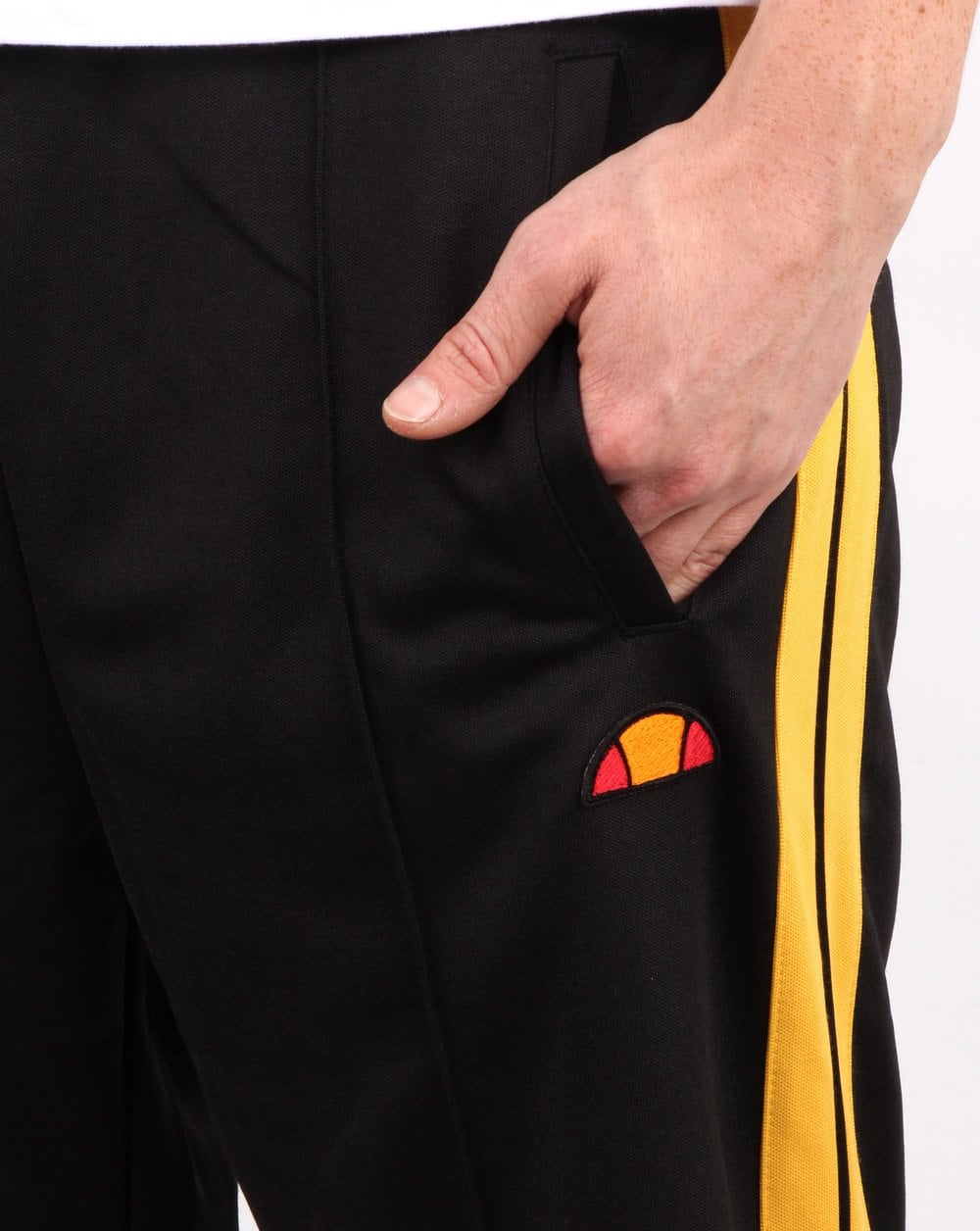 Ellesse Cassed Track Pant Black/yellow