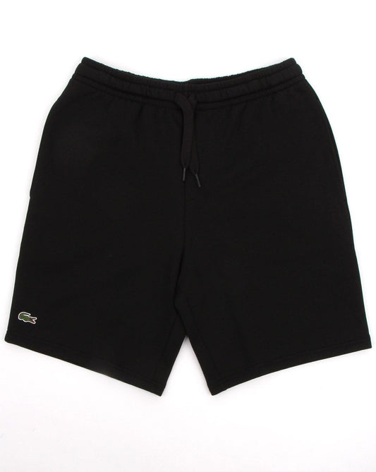 Lacoste Rear Pocket Fleece Shorts Black