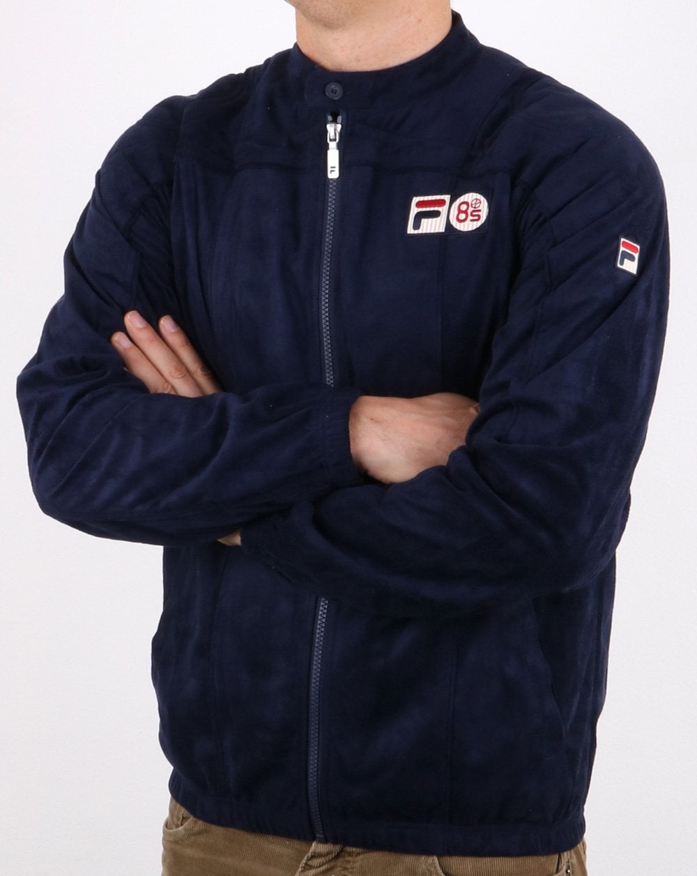 Fila Vintage Terrinda Mk3 Pro Badged Track Top Navy