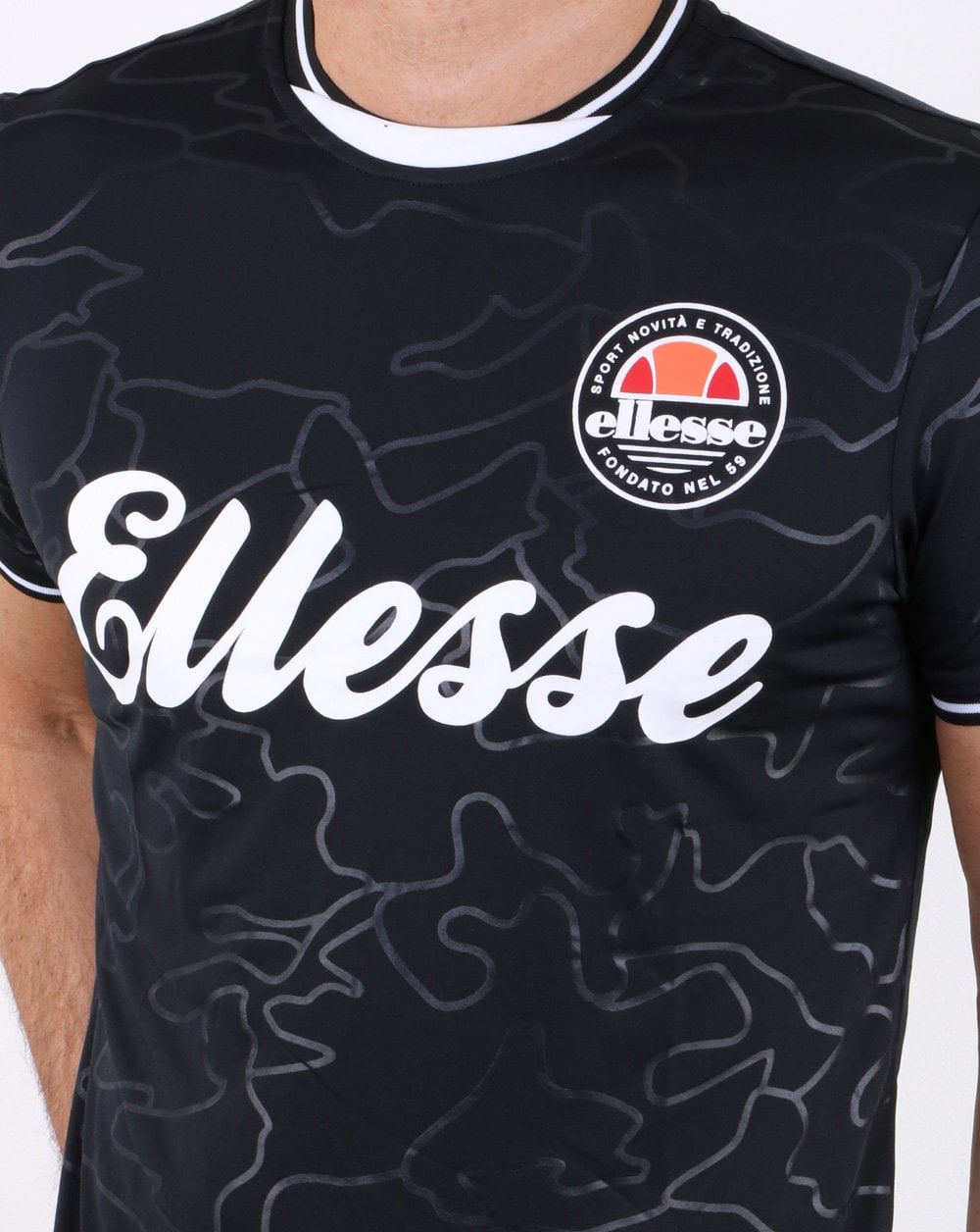 Ellesse Vico T Shirt Black