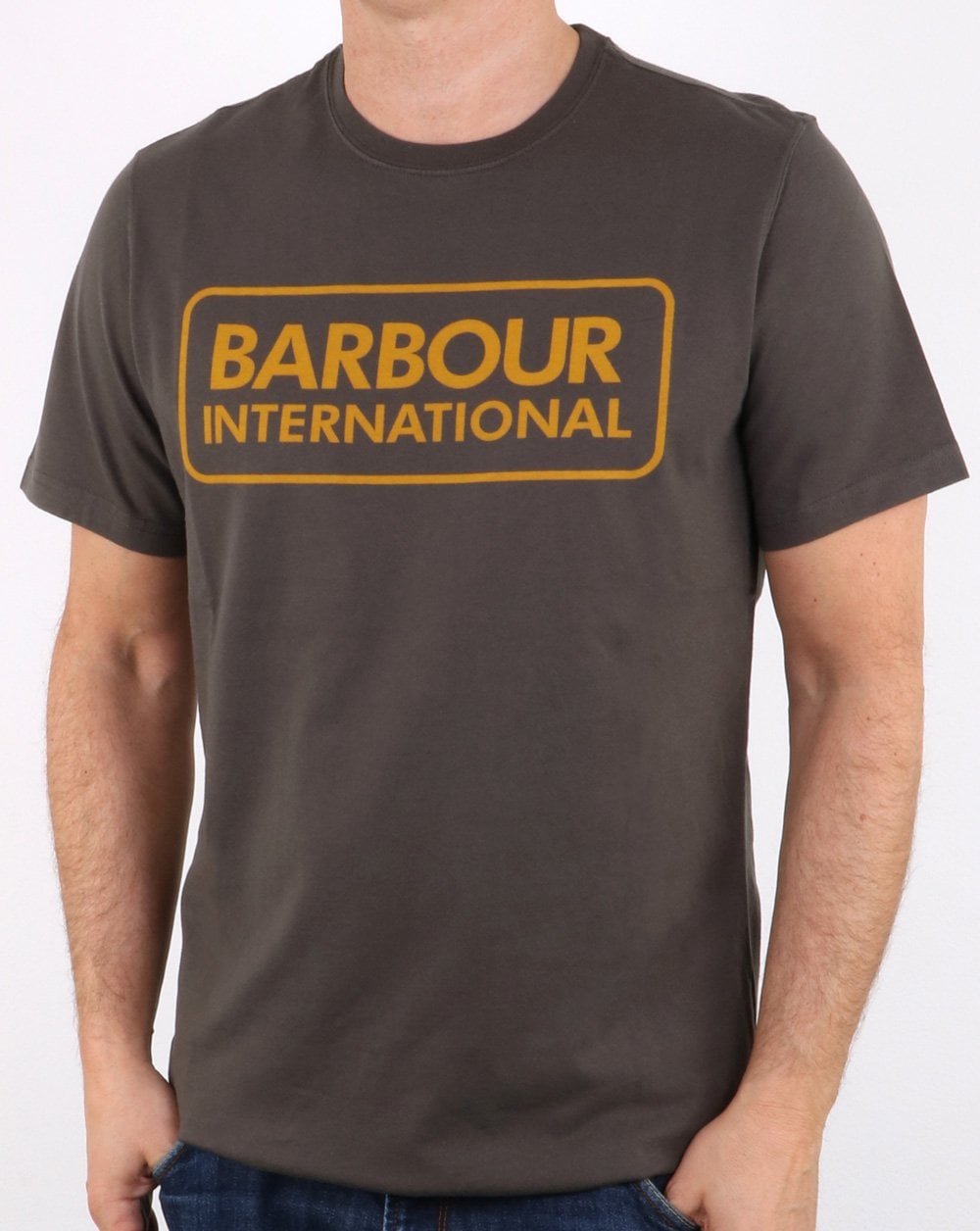 Barbour Block Logo T-shirt Olive