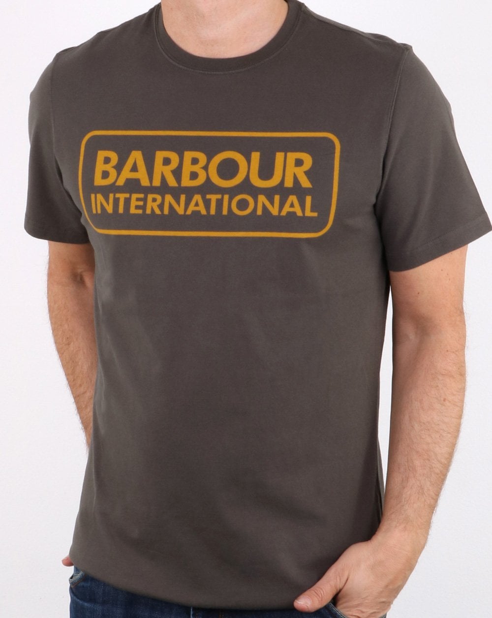 Barbour Block Logo T-shirt Olive