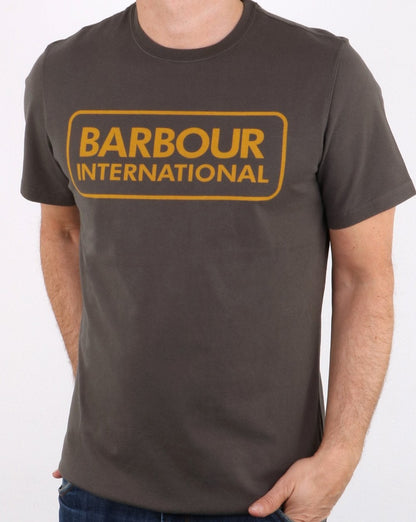 Barbour Block Logo T-shirt Olive