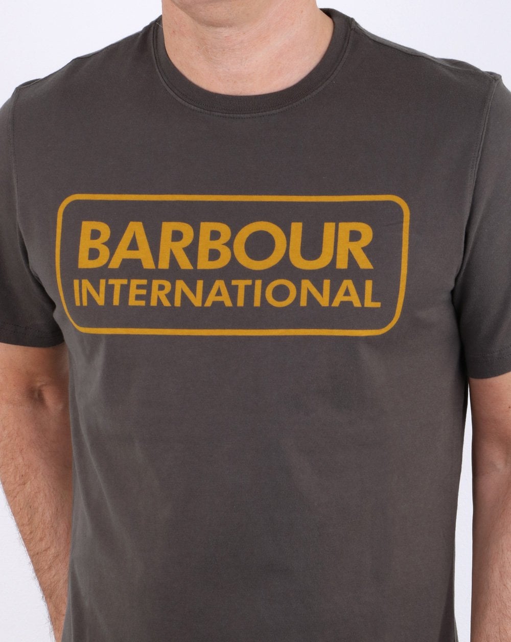 Barbour Block Logo T-shirt Olive
