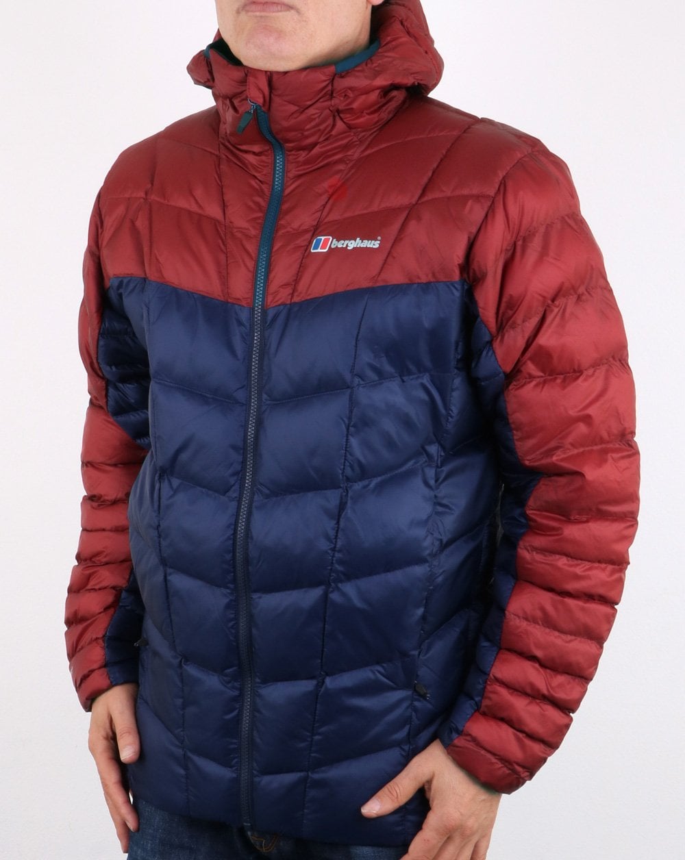 Berghaus Nunat Reflect Down Jacket Dusk/red Dahlia