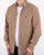 Lois Thomas Cord Shirt Dark Sand