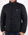 Lacoste Contrast Lining Quilted Jacket Black