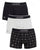 Lacoste Triple Pack Boxers Black/grey