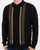 Ben Sherman Colour Block Ls Knit Polo Black