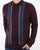 Ben Sherman Colour Block Knit Polo Wine