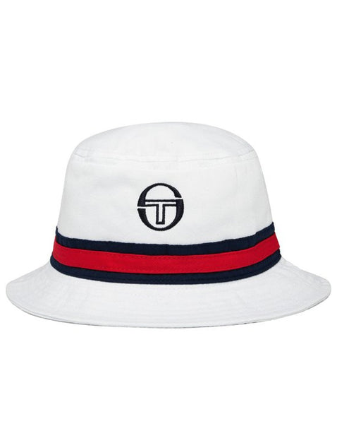 Sergio Tacchini Ivo Bucket Hat White/navy