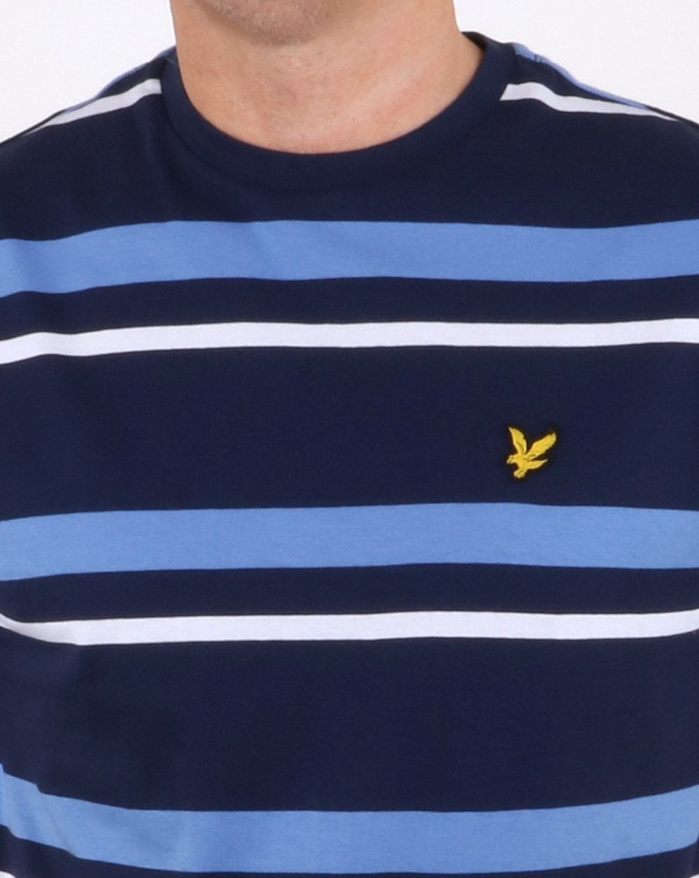 Lyle And Scott Stripe T-shirt Navy