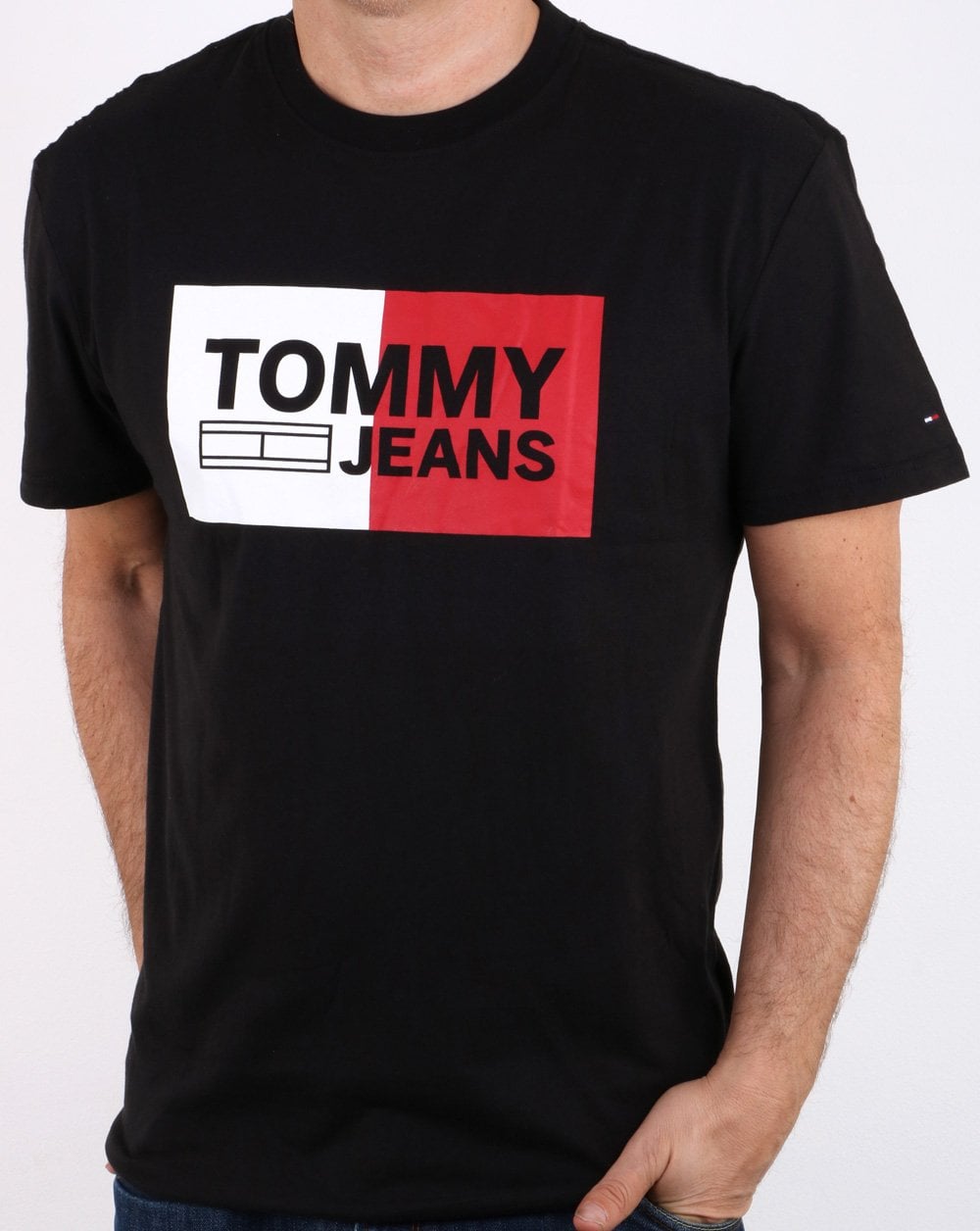 Tommy Hilfiger Split Box T-shirt Tommy Black