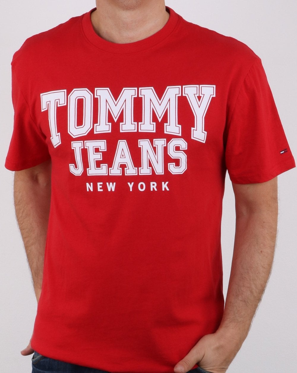 Tommy Hilfiger College T-shirt Samba Red