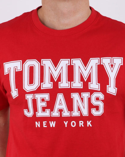 Tommy Hilfiger College T-shirt Samba Red