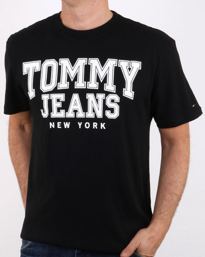 Tommy Hilfiger College T-shirt Tommy Black