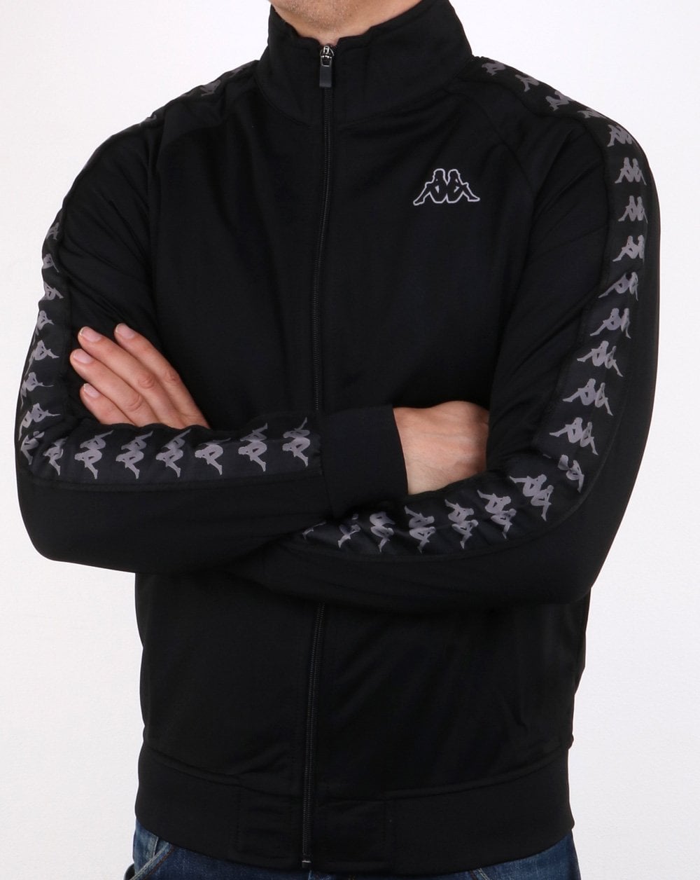 Kappa Banda Anniston Slim Track Top Black