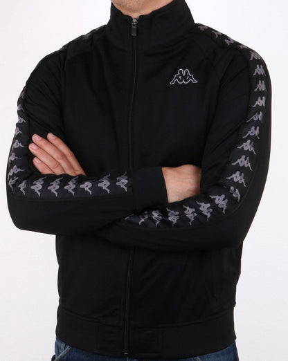 Kappa Banda Anniston Slim Track Top Black