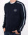 Lacoste Crew Vintage Jumper Navy/White