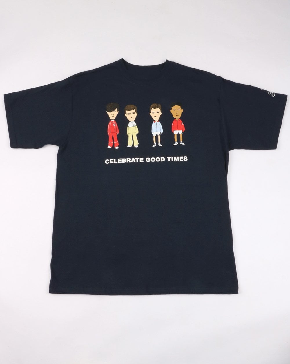 80s Casual Classics Firm Business Love T Shirt Navy