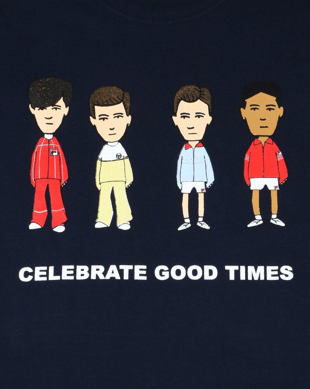 80s Casual Classics Firm Business Love T Shirt Navy