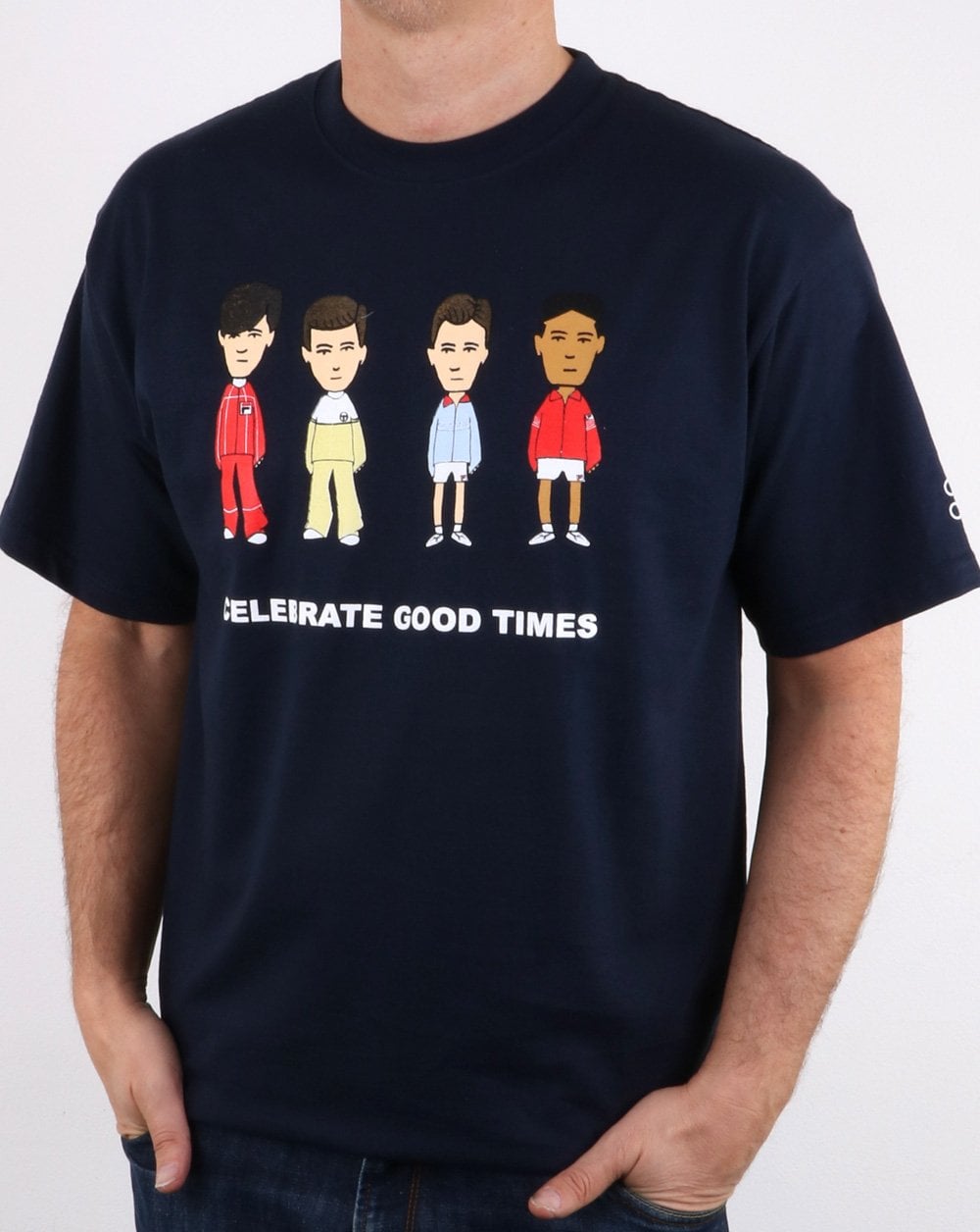 80s Casual Classics Firm Business Love T Shirt Navy