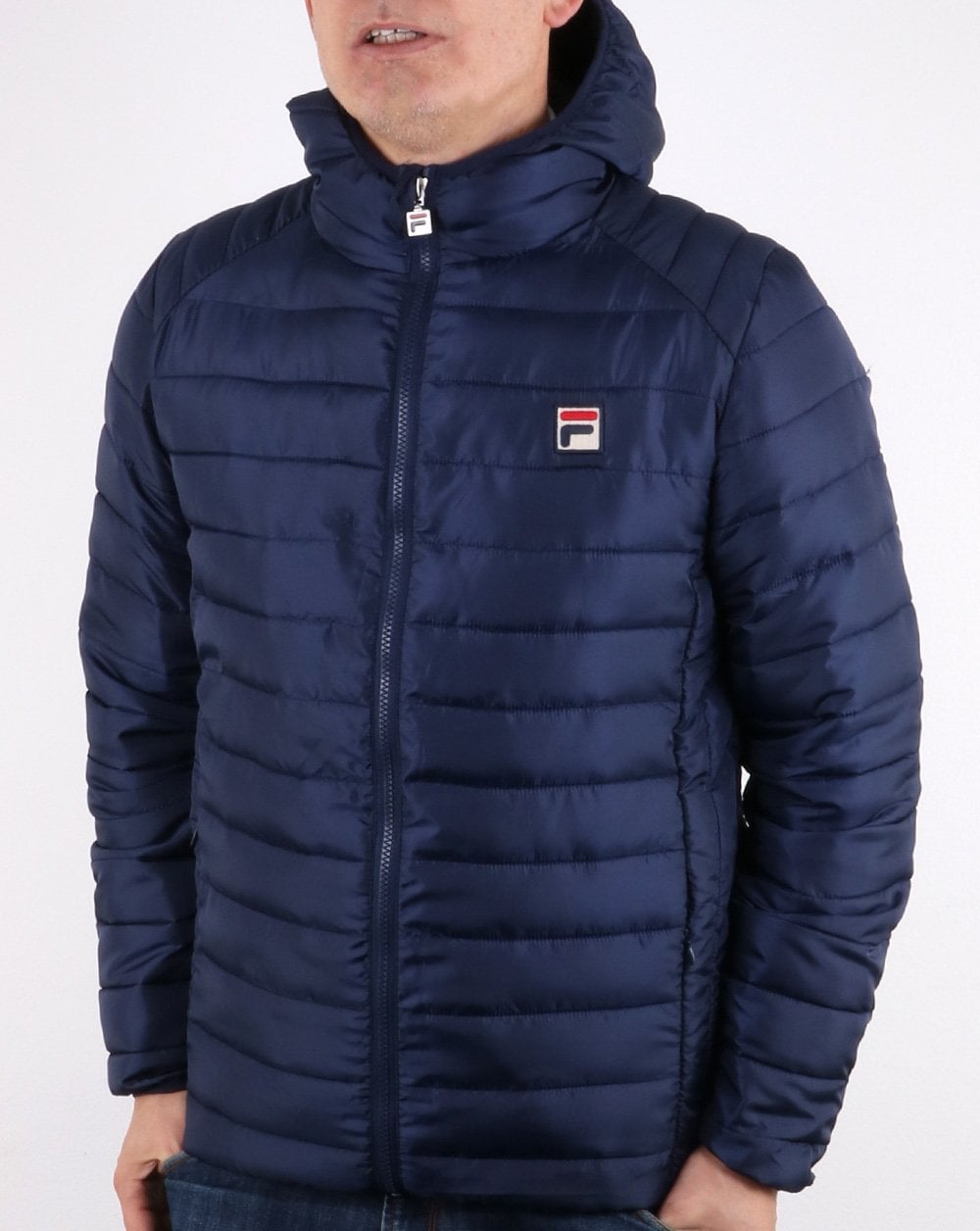 Fila Vintage Padded Puffer Jacket Navy
