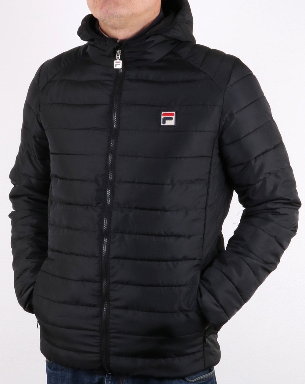 Fila Vintage Padded Puffer Jacket Black