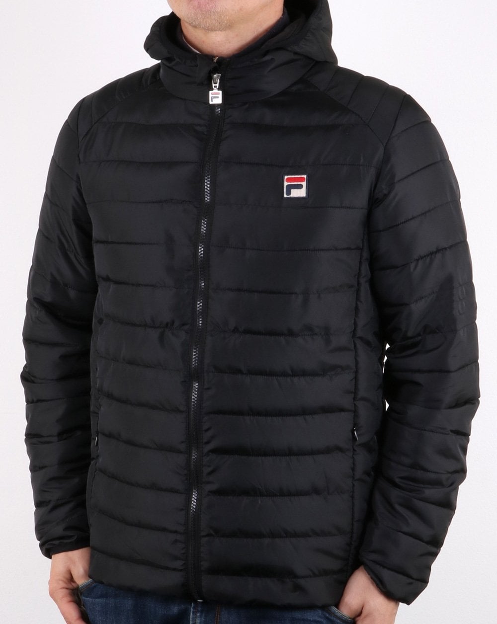 Fila Vintage Padded Puffer Jacket Black