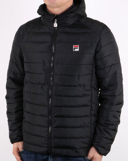 Fila Vintage Padded Puffer Jacket Black
