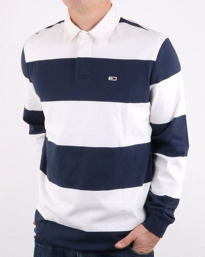 Tommy Hilfiger Classic Rugby Shirt Classic White/Navy