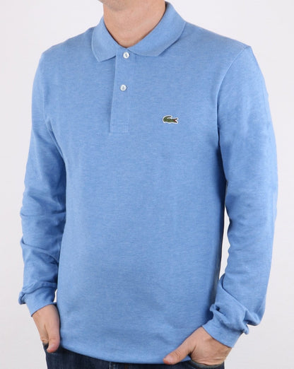 Lacoste Long Sleeve Polo Shirt Light Blue