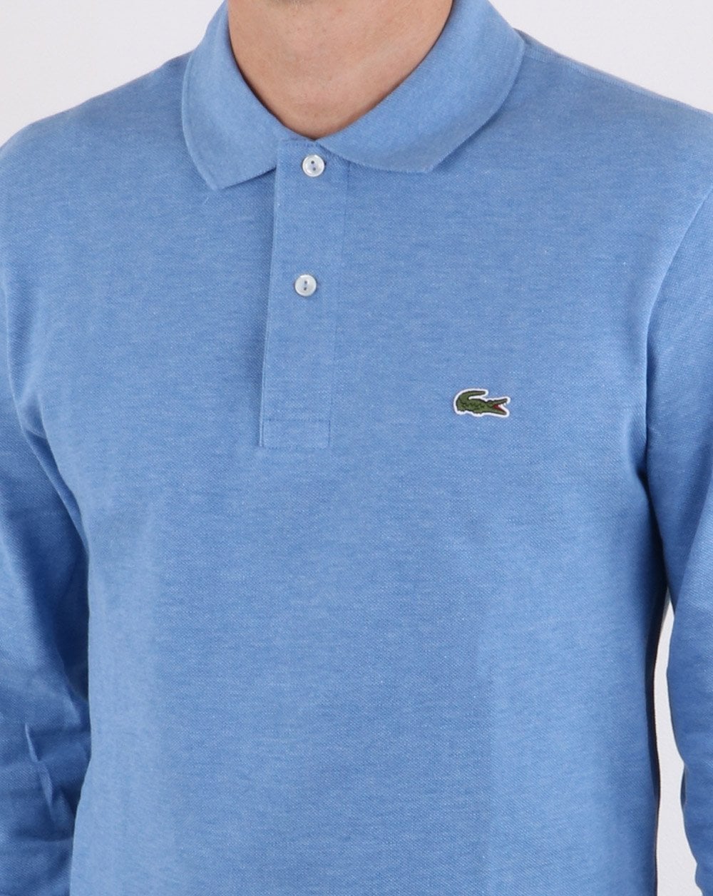 Lacoste Long Sleeve Polo Shirt Light Blue