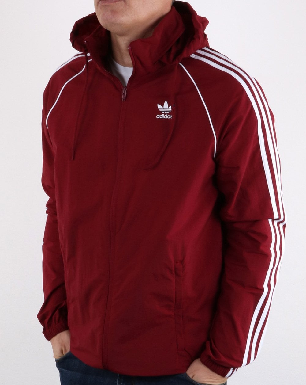 Adidas Originals Superstar Windbreaker Collegiate Burgundy