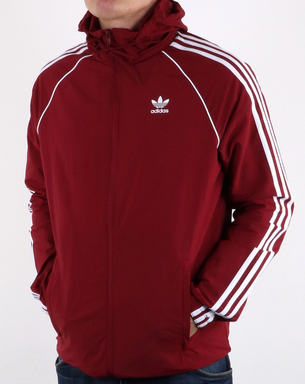 Adidas Originals Superstar Windbreaker Collegiate Burgundy