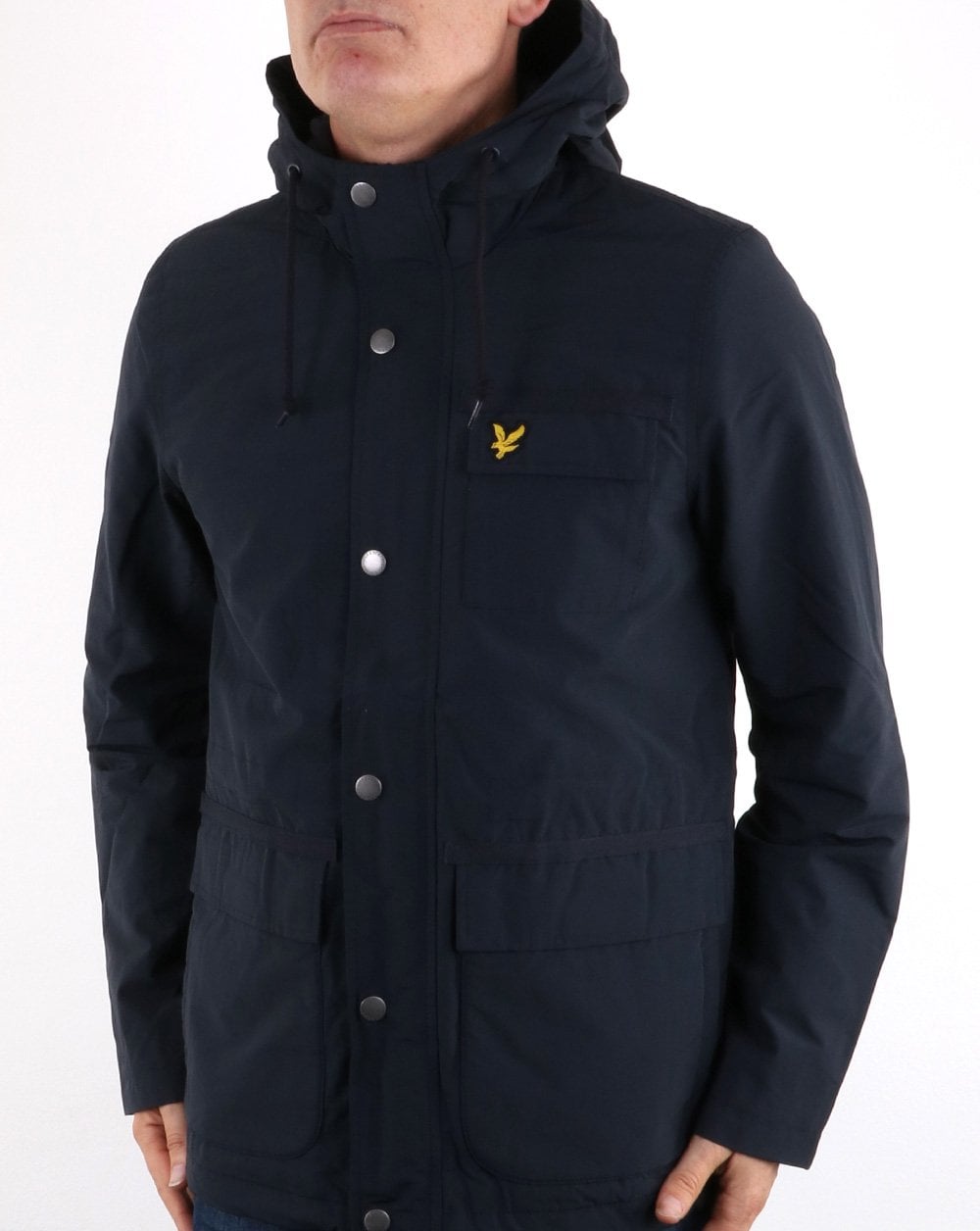 Lyle And Scott Micro Fleece Lined Jacket Dark Navy