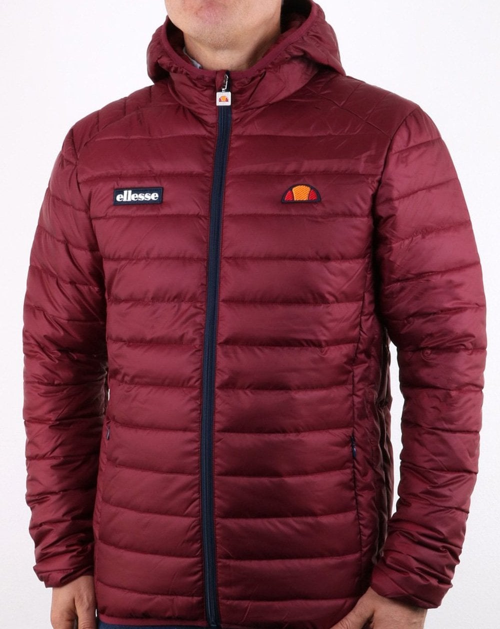 Ellesse Lombardy Padded Jacket Burgundy