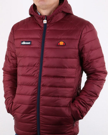 Ellesse Lombardy Padded Jacket Burgundy
