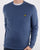 Lyle And Scott Cotton Merino Crew Jumper Frost Blue