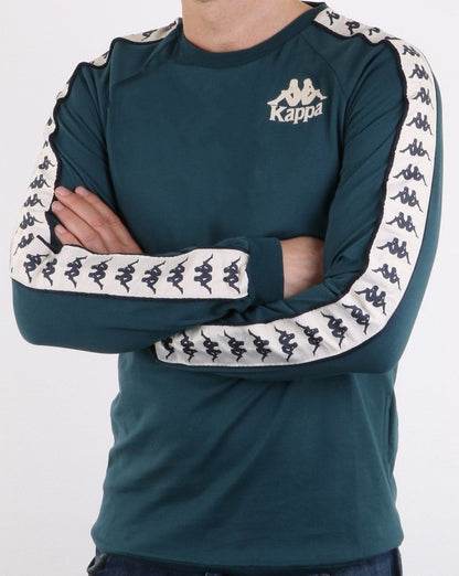 Kappa Dixon Long Sleeve Taping Top Deep Blue