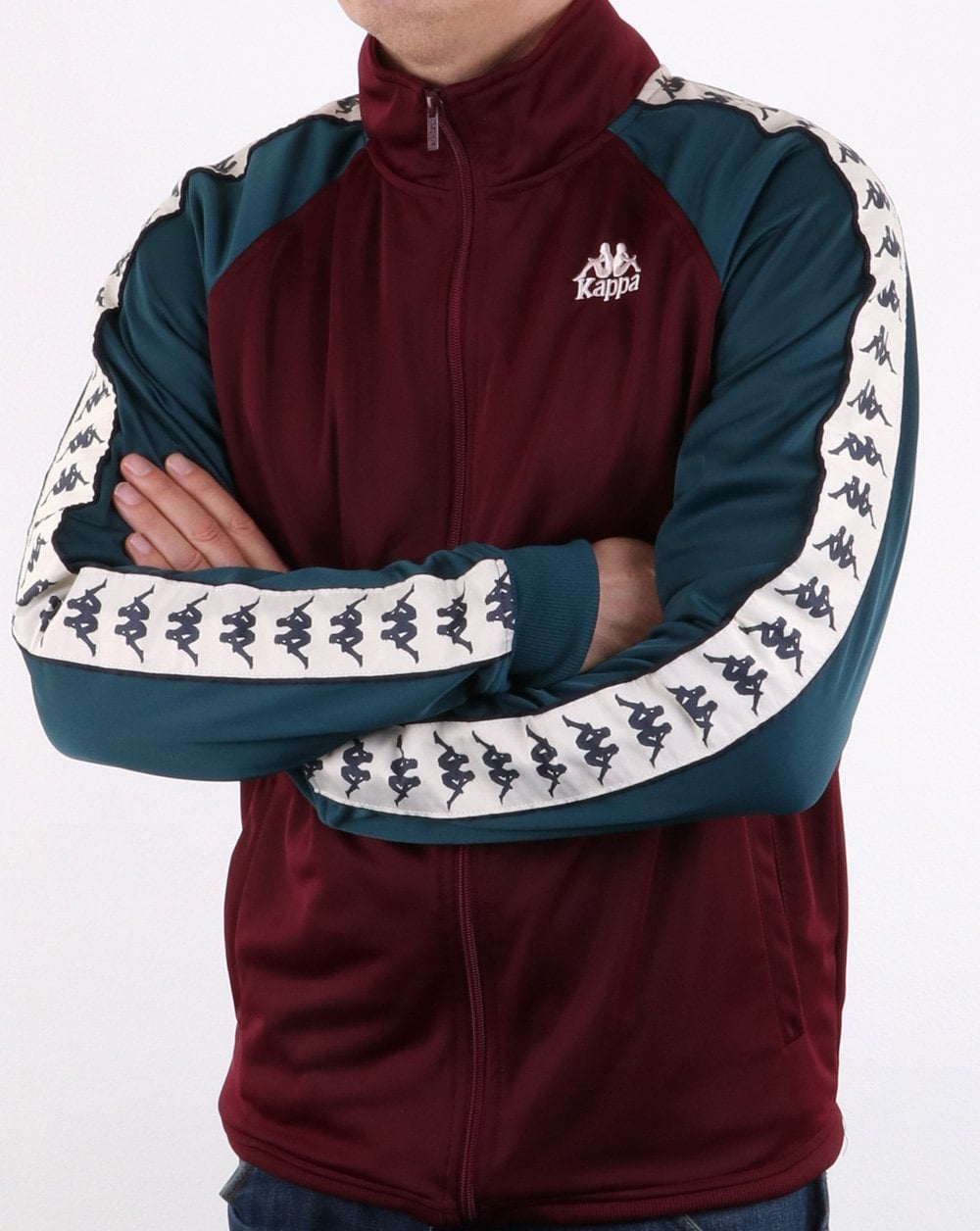 Kappa Britannia Track Top Dark Red/dark Blue