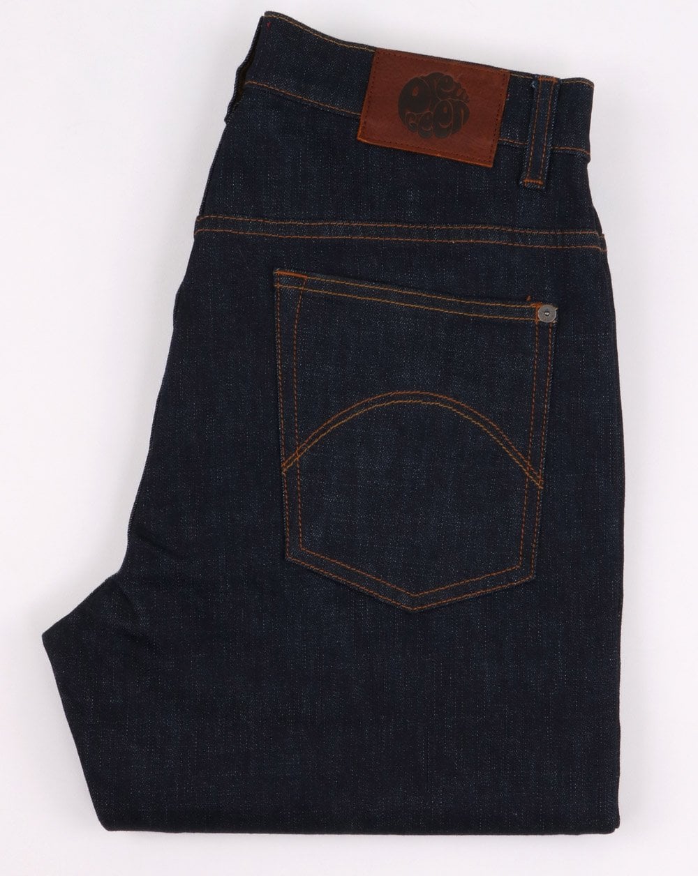 Pretty Green Burnage Regular Fit Jeans Rinse Wash