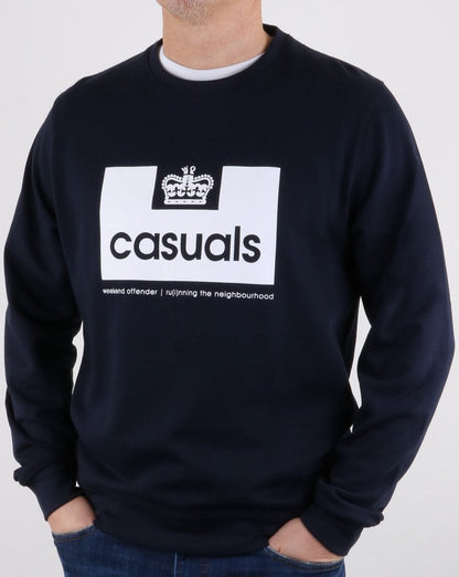 Weekend Offender Casuals Sweatshirt Navy