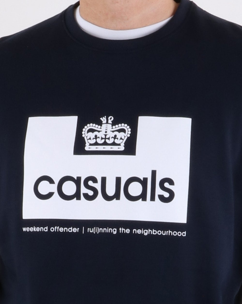 Weekend Offender Casuals Sweatshirt Navy