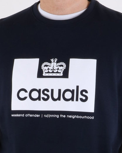 Weekend Offender Casuals Sweatshirt Navy
